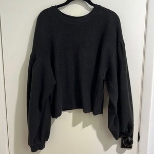 Free people puffy sleeve lounge top